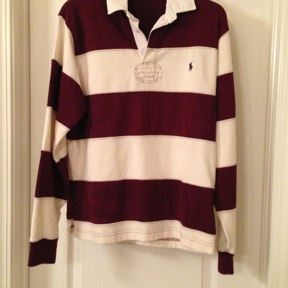 Classic men's polo long sleeve shirt