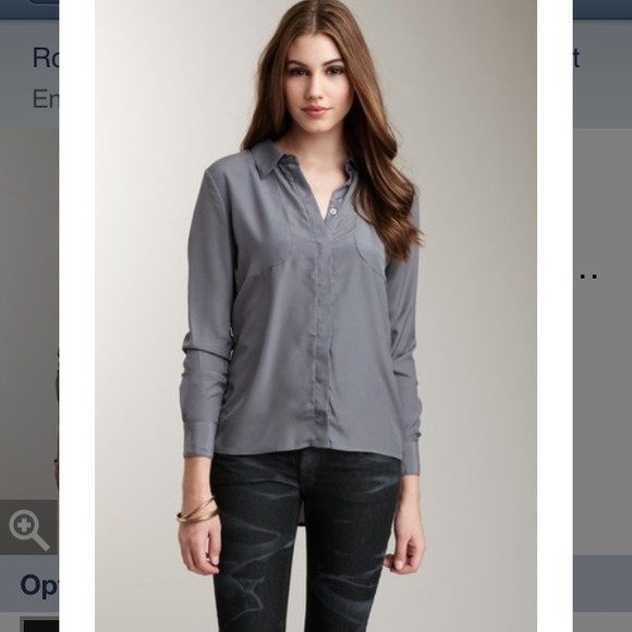 **RSVD**Romeo & Juliet Couture grey button up