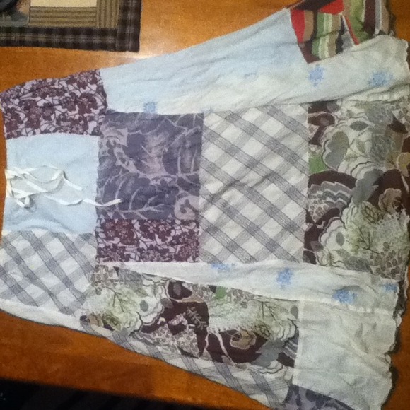 AE patch work skirt $REDUCED$