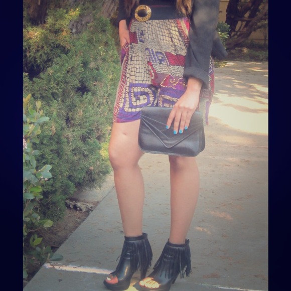 SALE!! Multi-colored Vintage Style Shorts