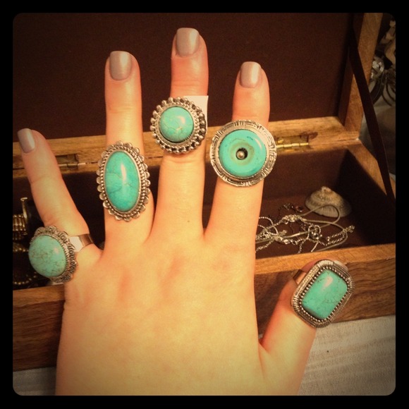 Turquoise rings!