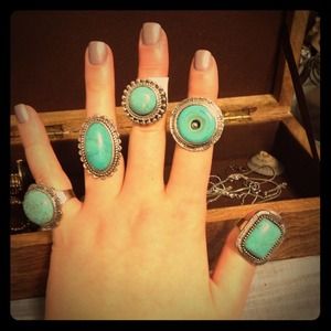 Turquoise rings!