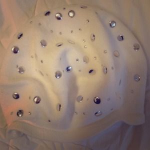 Studded creme hat!