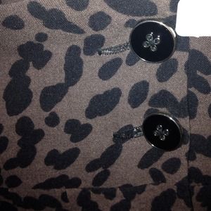 Leopard Print Rap Around Skirt