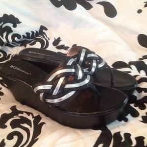 BCBGeneration wedge shoes. Size 10.