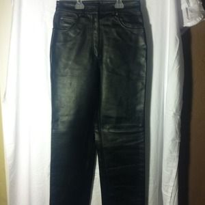 Woman's Leather Pants.