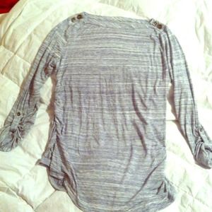 Gray Liz lane long sleeve shirt