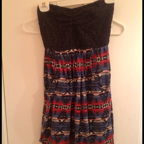 Roxy tribal tube dress