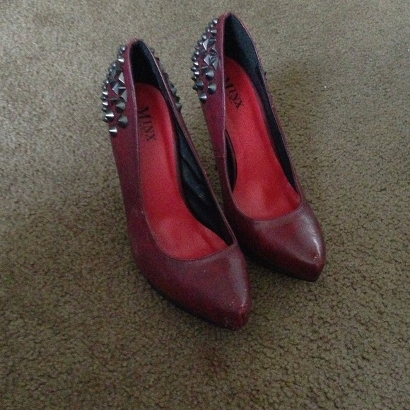 REDUCED❗Red heels with spikes - Picture 3 of 3