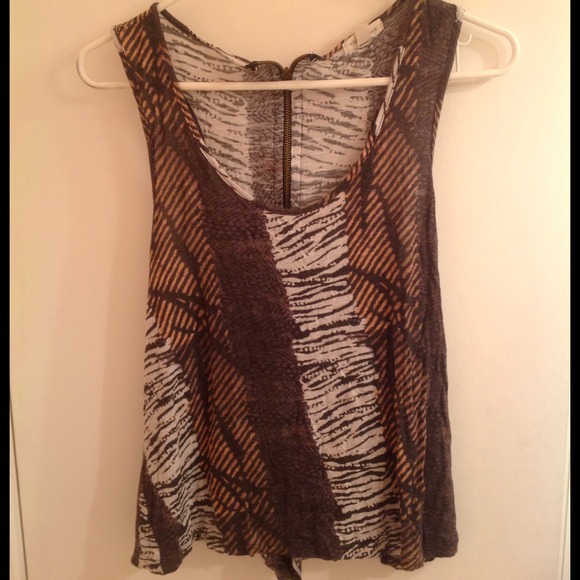 Animal print tank