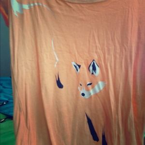 Fox print T-shirt