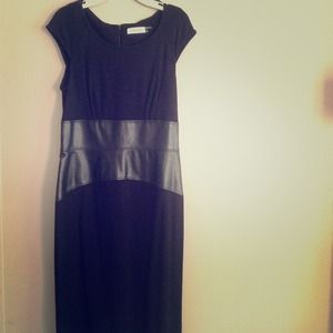 Calvin Kline leather dress