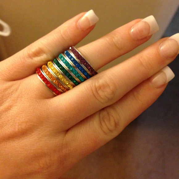 💋Stainless steel stackable rings!!💋 - Picture 2 of 3