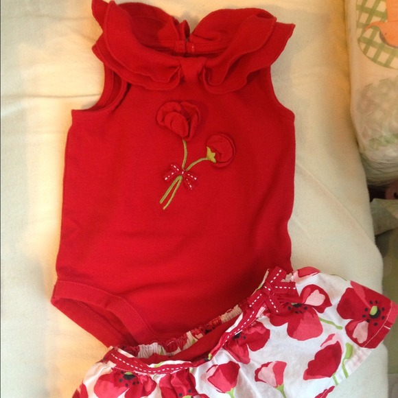 ---SOLD---Girls Flower Outfit