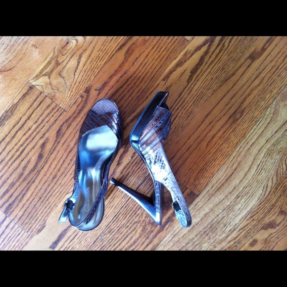 *SOLD* Calvin Klein sling backs. Worn once.