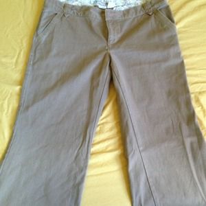 Taupe flare pants!