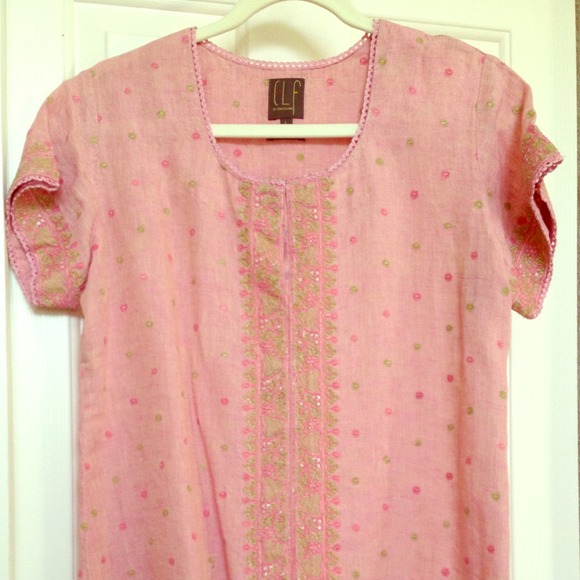 🚫SOLD🚫Kurti Tunic Linen Top