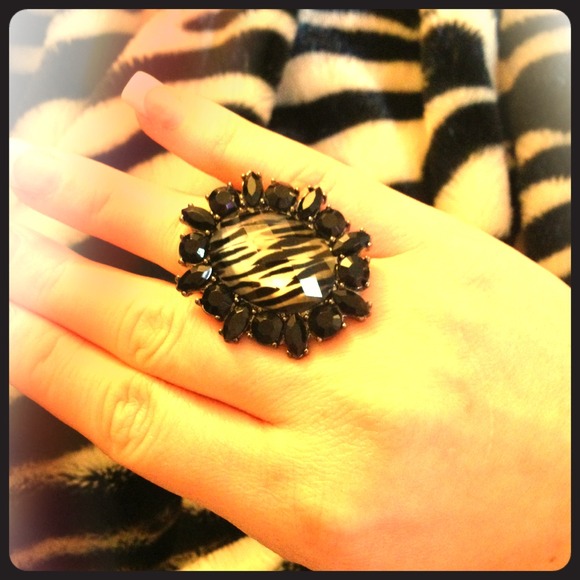 Zebra costume ring