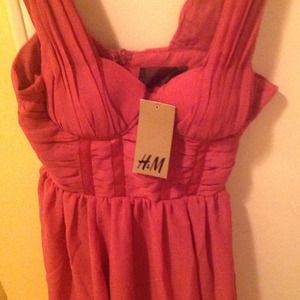 A Blush color cocktail dress