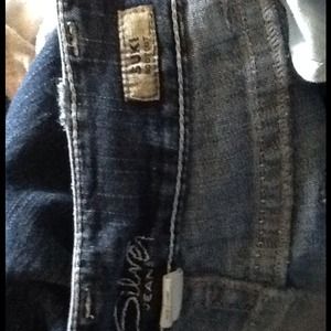 **REDUCED!!* Silver jeans, worn 2 times.