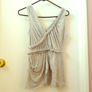 Anthropologie Grecian Grey Knit Tank