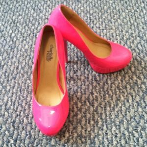 Charlotte Russe hot pink pumps