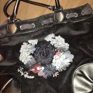 Juicy couture velvet bag