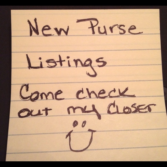 NEW PURSE LISTINGS on 7/1/13