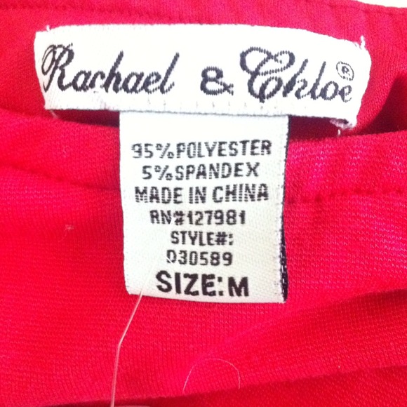 Beautiful Red Strapless Dress. - Picture 3 of 4