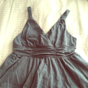 Pretty blue tank with built in bra!