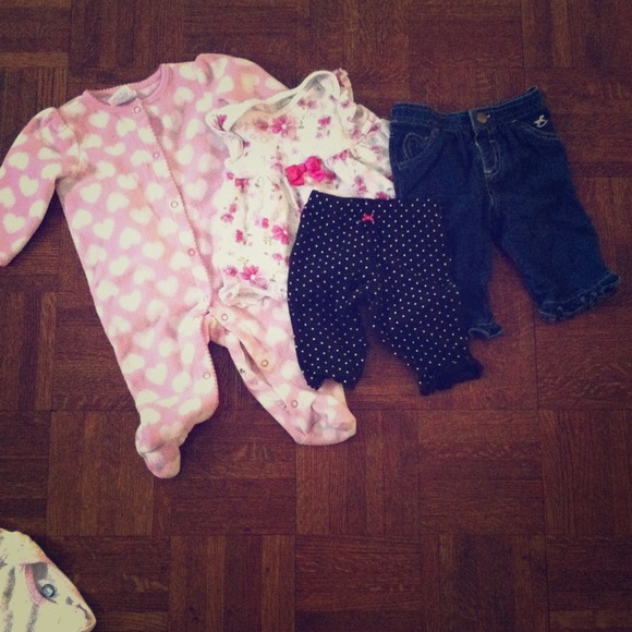 Bundle if jeans, pants, sleeper and dress/DC