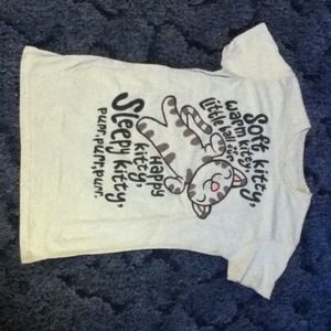 Big Bang Theory soft kitty tee