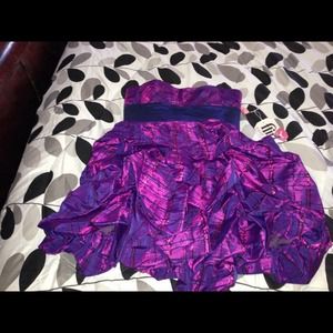 Purple/Royal Blue Prom Dress