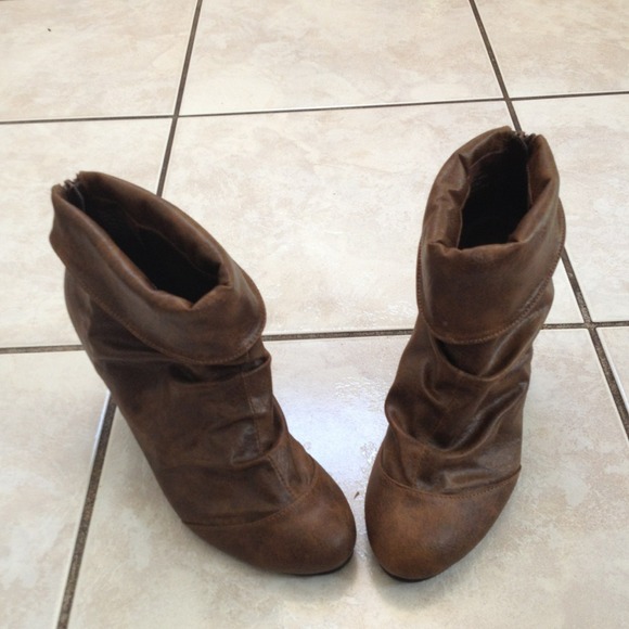 Brown Booties - Picture 2 of 3