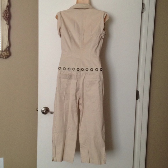 Bebe khaki Capri Jumpsuit... - Picture 2 of 3