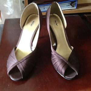 Brown Peep Toe