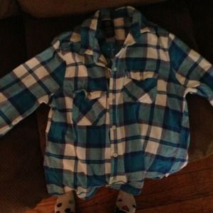 American Eagle flannel button up