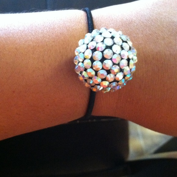 Crystal hair ties