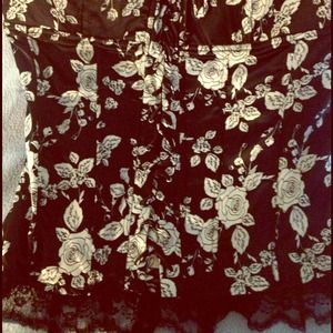 Torrid Black and white corset