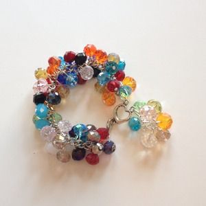 Crystal colorful bracelet