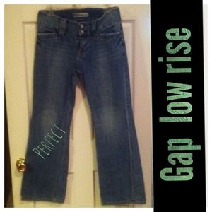 Gap low rise curvy boot cut