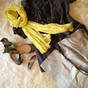 Raw silk silver Pants