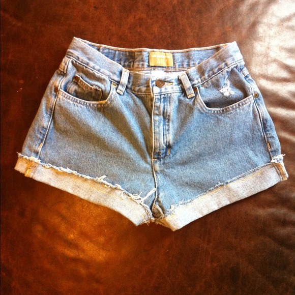 Liz Claiborne Denim - High waist denim jean shorts