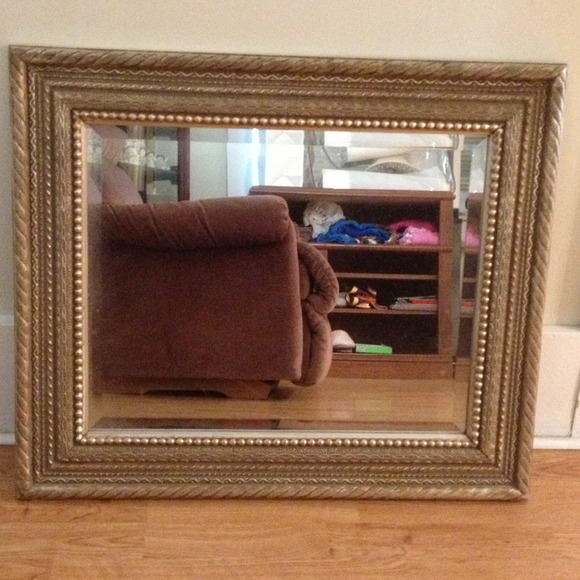 15$ through paypal! Silver with gold accent mirror