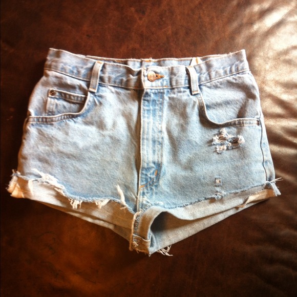 🌍Traded🌍High waist booty short denim shorts