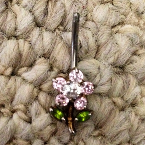 Jewelry - Flower belly button ring