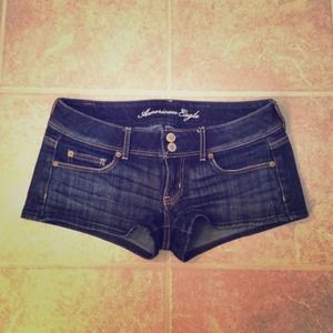 American Eagle Dark Wash Jean Shorts