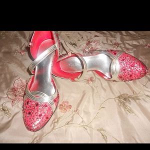 Red & Silver heels