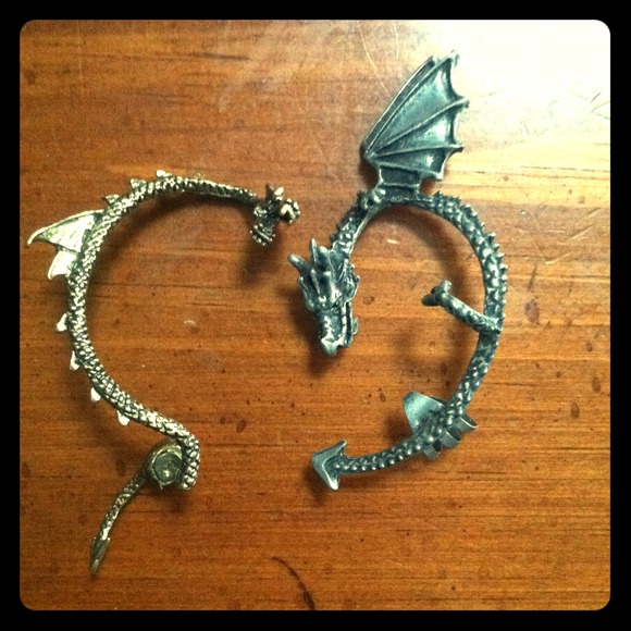 🔴Reserved🔴Dragon ear cuffs