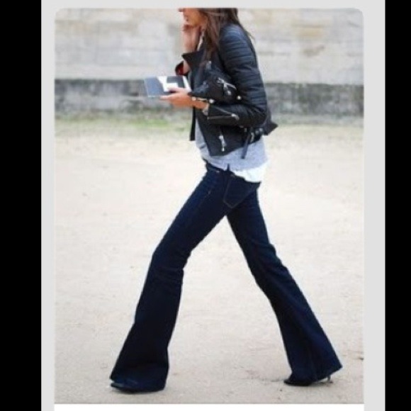 NWT Dark Blue Flare Jeans - Picture 5 of 11